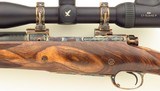 Dakota 76 special order .375 H&H Magnum, engraved, color case, sights, Swarovski, one of a set of three, high condition, layaway - Image 6 of 15