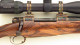 Dakota 76 special order .375 H&H Magnum, engraved, color case, sights, Swarovski, one of a set of three, high condition, layaway - Image 5 of 15