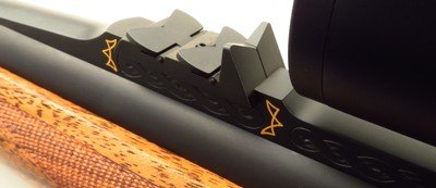 Dakota 76 special order .400 H&H Magnum, engraved, color case, sights, Swarovski, one of a set of three, high condition, layaway - Image 13 of 15