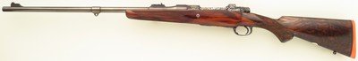 Rigby limited edition .350 Rigby Magnum, Rhino's Namibia - Robin Hurt, #2/12, Moringa, express, Mauser 98 SSB, 3P, engraved, cased, unfired, layaway - Image 3 of 15
