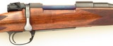 Rigby limited edition .275 Rigby, WDM Bell #16/50, Mauser 98, flat bolt handle, 3P, engraved, 8.0 pounds, 14-inch, serialed case, ammo, extras, 98% - Image 6 of 15