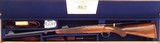 Rigby limited edition .275 Rigby, WDM Bell #16/50, Mauser 98, flat bolt handle, 3P, engraved, 8.0 pounds, 14-inch, serialed case, ammo, extras, 98% - Image 11 of 15