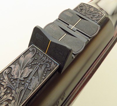 Rigby limited edition Falling Block .416 Rigby No. 2, Farquharson, #2/10, express, extraordinary execution and engraving, cased, pristine, layaway - Image 13 of 15