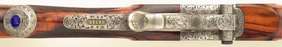 Rigby limited edition Falling Block .416 Rigby No. 2, Farquharson, #2/10, express, extraordinary execution and engraving, cased, pristine, layaway - Image 9 of 15