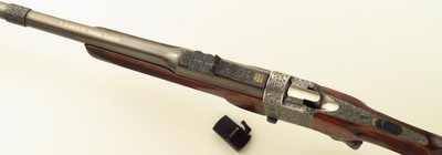 Rigby limited edition Falling Block .416 Rigby No. 2, Farquharson, #2/10, express, extraordinary execution and engraving, cased, pristine, layaway - Image 4 of 15