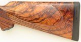 Rigby double rifle in .35 Rigby, express, quarter rib, ejectors, scalloped boxlock, AAA English, BL Hands engraving, 450 rounds, over 90%, layaway - Image 10 of 15