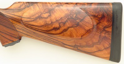 Rigby double rifle in .35 Rigby, express, quarter rib, ejectors, scalloped boxlock, AAA English, BL Hands engraving, 450 rounds, over 90%, layaway - Image 10 of 15