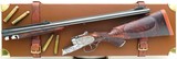 Makinson .600 NE double rifle, 1,100 hours of engraving, picture locks, ejectors, exhibition walnut, extended tangs, cased, superlative, layaway