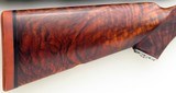 Makinson .600 NE double rifle, 1,100 hours of engraving, picture locks, ejectors, exhibition walnut, extended tangs, cased, superlative, layaway - Image 14 of 15