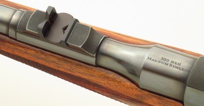 Holland & Holland .300 H&H Magnum, Mauser 98, 25-inch, banded, 3P, H&H serialed mounts, trap, Swarovski, 14.6 LOP, unfired since proof, layaway - Image 12 of 15