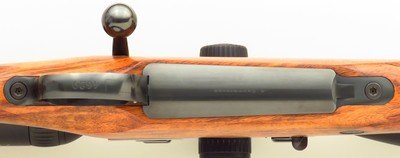 Holland & Holland .300 H&H Magnum, Mauser 98, 25-inch, banded, 3P, H&H serialed mounts, trap, Swarovski, 14.6 LOP, unfired since proof, layaway - Image 7 of 15