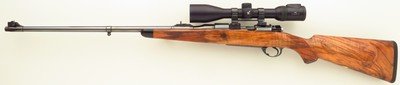 Holland & Holland .300 H&H Magnum, Mauser 98, 25-inch, banded, 3P, H&H serialed mounts, trap, Swarovski, 14.6 LOP, unfired since proof, layaway - Image 2 of 15