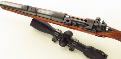 Holland & Holland .375 H&H Magnum, Mauser 98, banded, express, 3P, serialed mounts, Swarovski, pristine, layaway - Image 3 of 15