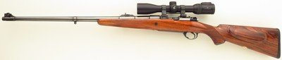 Holland & Holland .375 H&H Magnum, Mauser 98, banded, express, 3P, serialed mounts, Swarovski, pristine, layaway - Image 2 of 15