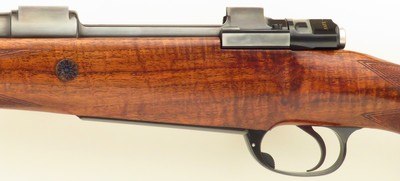 Holland & Holland .465 H&H Magnum, double square bridge Mauser 98, 25-inch, banded, 3P, AAA walnut, 14.6 LOP, ammo, new, layaway - Image 6 of 15