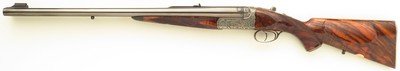 Westley Richards .600 Nitro Express double rifle, hand-detachable (drop) locks, extra locks, dangerous seven engraving, cased, unfired, layaway - Image 3 of 15