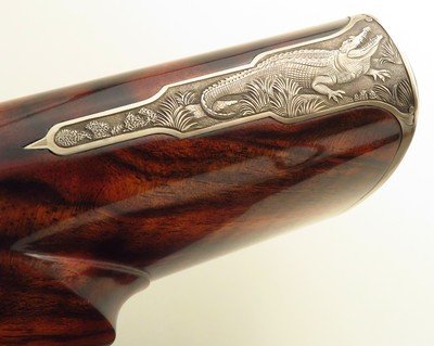 Westley Richards .600 Nitro Express double rifle, hand-detachable (drop) locks, extra locks, dangerous seven engraving, cased, unfired, layaway - Image 11 of 15