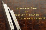 Westley Richards .600 Nitro Express double rifle, hand-detachable (drop) locks, extra locks, dangerous seven engraving, cased, unfired, layaway - Image 14 of 15