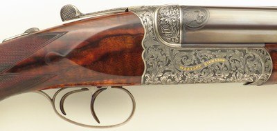 Westley Richards .600 Nitro Express double rifle, hand-detachable (drop) locks, extra locks, dangerous seven engraving, cased, unfired, layaway - Image 6 of 15