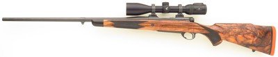 Ryan Breeding Custom Winchester pre-64 70 .264 Winchester Magnum, 25-inch, AAA Turkish, Swarovski, 14.35 LOP, new condition, layaway - Image 2 of 15
