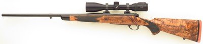 Ryan Breeding custom .270 Winchester, pre-64 Model 70, 23-inch, custom shroud and bottom metal, AAA Turkish, 14.35 LOP, Swarovski, 99%, layaway - Image 2 of 15