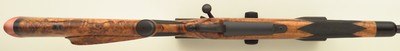 Ryan Breeding custom .270 Winchester, pre-64 Model 70, 23-inch, custom shroud and bottom metal, AAA Turkish, 14.35 LOP, Swarovski, 99%, layaway - Image 4 of 15