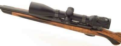 Ryan Breeding custom .300 Winchester Magnum, pre-64 Model 70, 24-inch, custom shroud and bottom metal, AAA Turkish, Swarovski, 14.25 LOP, 99 percent, - Image 3 of 15