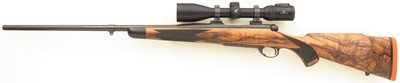 Ryan Breeding custom .300 Winchester Magnum, pre-64 Model 70, 24-inch, custom shroud and bottom metal, AAA Turkish, Swarovski, 14.25 LOP, 99 percent, - Image 2 of 15