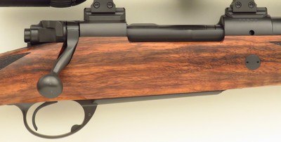 Ryan Breeding custom .338 Winchester Magnum, pre-64 Model 70, 24-inch, custom shroud and bottom metal, AAA Turkish, Swarovski, 14.2 LOP, 99%, layaway - Image 5 of 15
