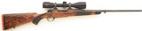 Ryan Breeding custom .338 Winchester Magnum, pre-64 Model 70, 24-inch, custom shroud and bottom metal, AAA Turkish, Swarovski, 14.2 LOP, 99%, layaway - Image 1 of 15