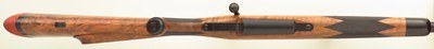 Ryan Breeding custom .458 Winchester Magnum, Mauser 98, 20-inch, express, custom shroud/drop box, Turkish, Leica, 14.15 LOP, 9.2 pounds, 99%, layaway - Image 4 of 14