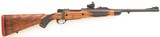 Ryan Breeding custom .458 Winchester Magnum, Mauser 98, 20-inch, express, custom shroud/drop box, Turkish, Leica, 14.15 LOP, 9.2 pounds, 99%, layaway - Image 1 of 14
