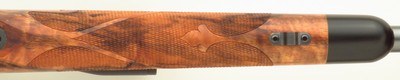 Bolliger / Mountain Riflery Signature Series .22 LR, Kimber K22 action, full-length claw extractor, rust blue, superb English, Swarovski, 99%, layaway - Image 13 of 14