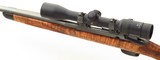 Bolliger / Mountain Riflery Signature Series .22 LR, Kimber K22 action, full-length claw extractor, rust blue, superb English, Swarovski, 99%, layaway - Image 3 of 14