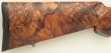 Bolliger / Mountain Riflery Signature Series .22 LR, Kimber K22 action, full-length claw extractor, rust blue, superb English, Swarovski, 99%, layaway - Image 8 of 14