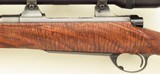 Bolliger / Mountain Riflery Signature Series .220 Swift, pre-64 Model 70, rust blue, Blackburn, 5+1, AAA English, Swarovski, 13.75 LOP, new, layaway - Image 6 of 14