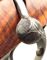 Bolliger / Mountain Riflery Signature Series .220 Swift, pre-64 Model 70, rust blue, Blackburn, 5+1, AAA English, Swarovski, 13.75 LOP, new, layaway - Image 12 of 14