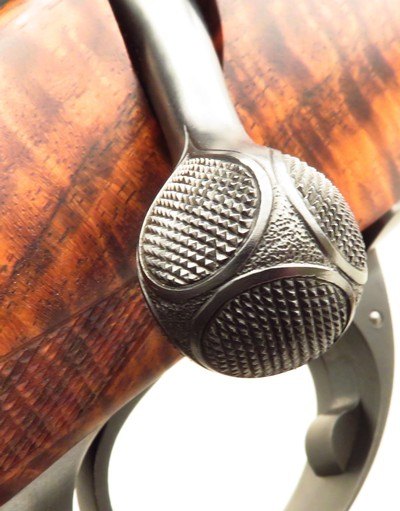 Bolliger / Mountain Riflery Signature Series .220 Swift, pre-64 Model 70, rust blue, Blackburn, 5+1, AAA English, Swarovski, 13.75 LOP, new, layaway - Image 12 of 14