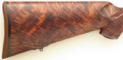 Bolliger / Mountain Riflery Signature Series .220 Swift, pre-64 Model 70, rust blue, Blackburn, 5+1, AAA English, Swarovski, 13.75 LOP, new, layaway - Image 8 of 14