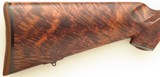 Bolliger / Mountain Riflery Signature Series .220 Swift, pre-64 Model 70, rust blue, Blackburn, 5+1, AAA English, Swarovski, 13.75 LOP, new, layaway - Image 8 of 14