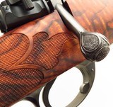 Bolliger / Mountain Riflery Signature Series 6.5x284 Norma, Mauser 98, 24-inch, rust blue, AAA English, Swarovski, .40 MOA targets, ammo, 99%, layaway - Image 11 of 15