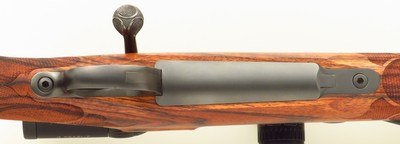 Bolliger / Mountain Riflery Signature Series 6.5x284 Norma, Mauser 98, 24-inch, rust blue, AAA English, Swarovski, .40 MOA targets, ammo, 99%, layaway - Image 7 of 15
