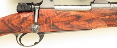Bolliger / Mountain Riflery Signature Series 6.5x284 Norma, Mauser 98, 24-inch, rust blue, AAA English, Swarovski, .40 MOA targets, ammo, 99%, layaway - Image 5 of 15