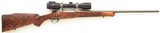Bolliger / Mountain Riflery Best Grade .25-06 Remington, Winchester 70 CRF, AAA English, Dubber engraving, Swarovski, cased, ammo, 99%, layaway - Image 2 of 15