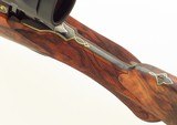 Bolliger / Mountain Riflery Best Grade .25-06 Remington, Winchester 70 CRF, AAA English, Dubber engraving, Swarovski, cased, ammo, 99%, layaway - Image 10 of 15