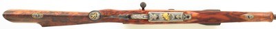 Bolliger / Mountain Riflery Best Grade .338 Rem. Ultra Mag, Winchester 70 CRF, Dubber engraving, AAA English, Swarovski, cased, ammo, 98%, layaway - Image 5 of 15