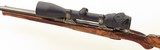 Bolliger / Mountain Riflery Best Grade .338 Rem. Ultra Mag, Winchester 70 CRF, Dubber engraving, AAA English, Swarovski, cased, ammo, 98%, layaway - Image 4 of 15