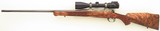 Bolliger / Mountain Riflery Best Grade .338 Rem. Ultra Mag, Winchester 70 CRF, Dubber engraving, AAA English, Swarovski, cased, ammo, 98%, layaway - Image 3 of 15