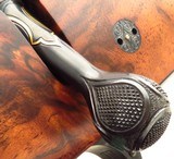 Bolliger / Mountain Riflery Best Grade .338 Rem. Ultra Mag, Winchester 70 CRF, Dubber engraving, AAA English, Swarovski, cased, ammo, 98%, layaway - Image 10 of 15