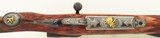 Bolliger / Mountain Riflery Best Grade .338 Rem. Ultra Mag, Winchester 70 CRF, Dubber engraving, AAA English, Swarovski, cased, ammo, 98%, layaway - Image 8 of 15